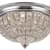 * Indoor Lighting|Wholesale Patriot Lighting® Elegant Home Chaminmade Chrome Integrated Led Flush Mount Ceiling Light